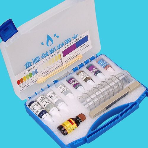 水质检测工具箱测水试剂盒余氯测试剂ph试剂酸碱导电笔碘伏