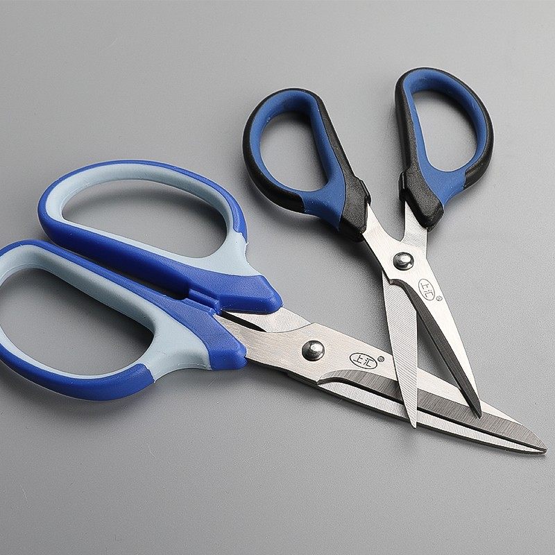 上汇办公裁剪手工不锈钢裁纸小中大号剪刀多彩家用学生美工diy剪