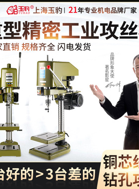 玉豹牌台式攻丝机全自动小型工业级丝攻机电动攻牙机微型SWXJ12/1