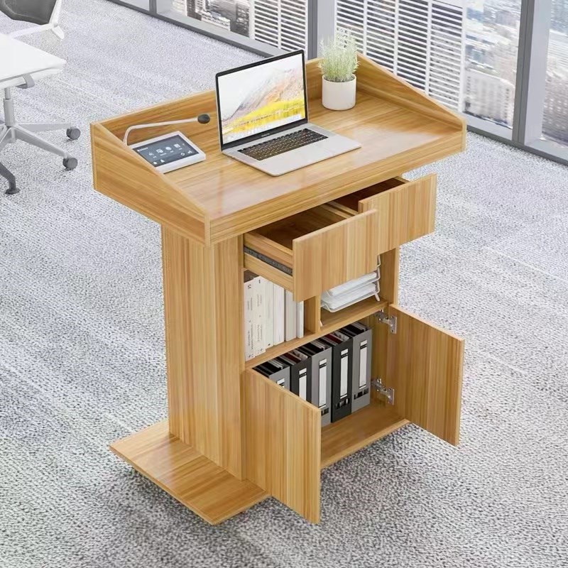 演讲台发言台培训讲台q桌迎宾台接待台会议室教室讲桌主持台教师