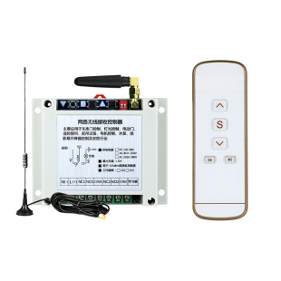 380V宽电压通用2路抽机水泵电机正反转开关 AC220V CHL辉光管3键