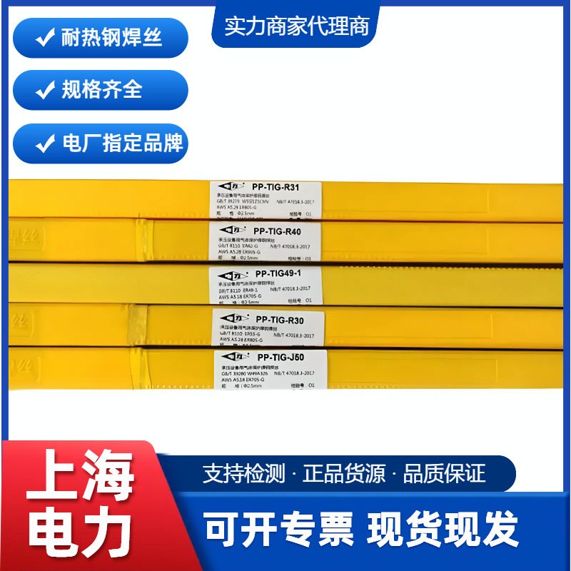 上海电力PP-TIG-R30R31R40ER90S-B9/P91/J50耐热钢焊丝15CrMo/R71