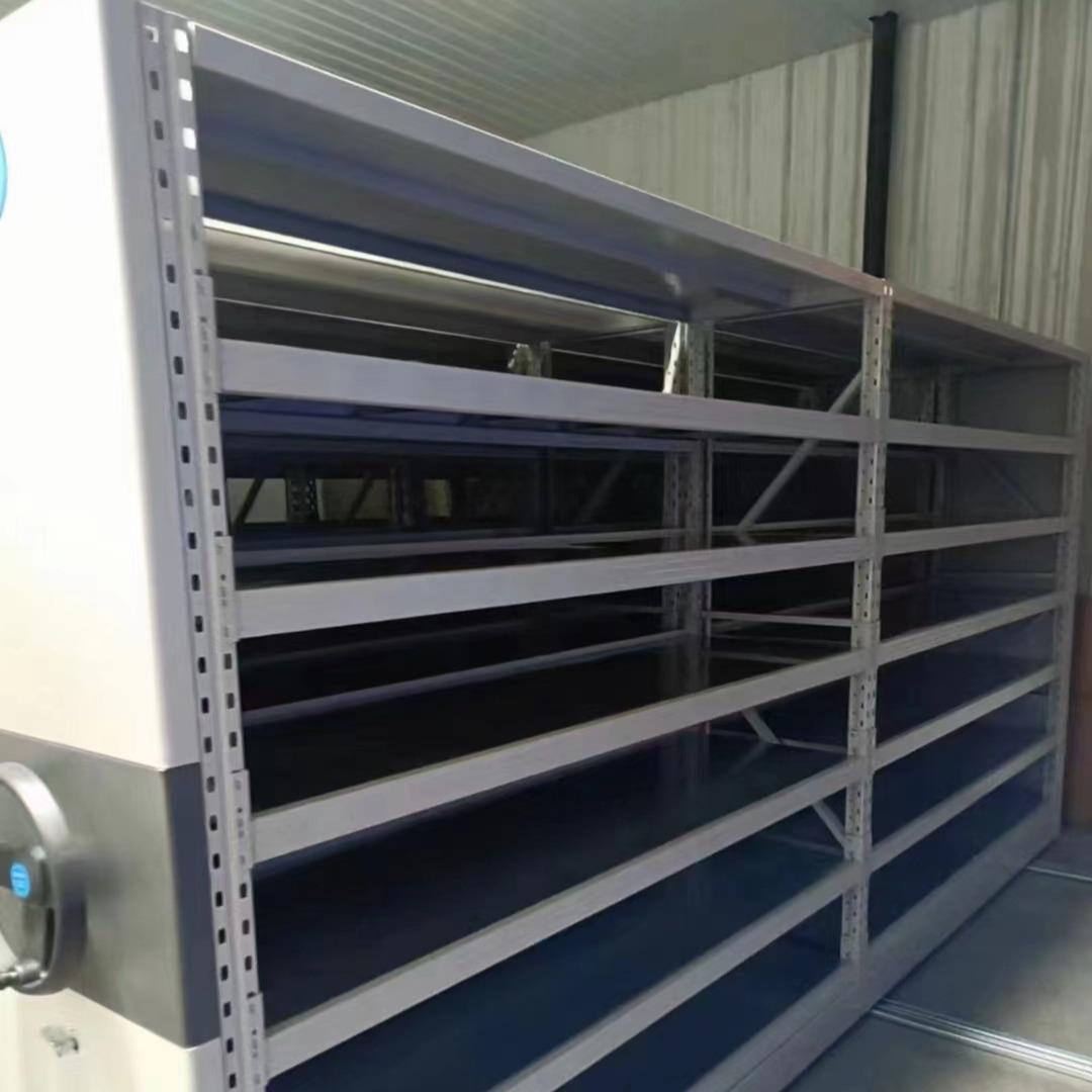 密集货架密集架档案室密集柜手摇式移动档案库房仓储轨道密集货架