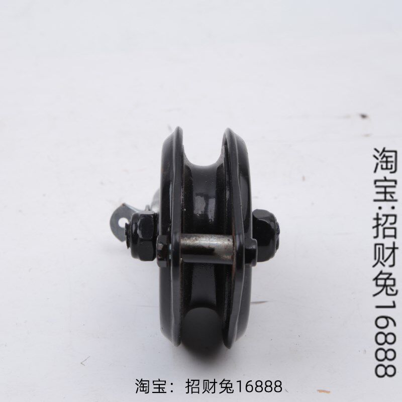 舞台威亚黑色滑轮影视拍摄表演动作录制专业省力起重卸扣定滑轮