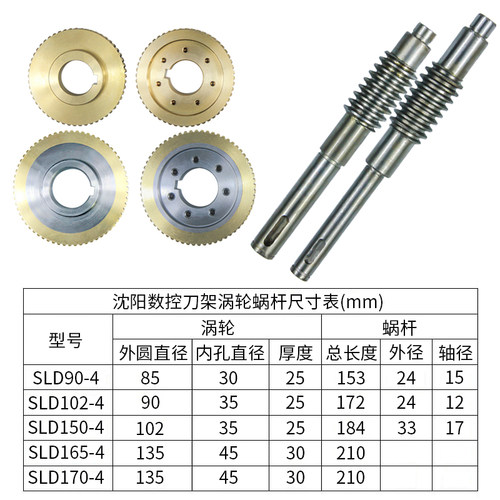 精诚数控刀架涡轮蜗杆沈阳数控刀架涡轮蜗杆SLD90-4沈阳机床配件