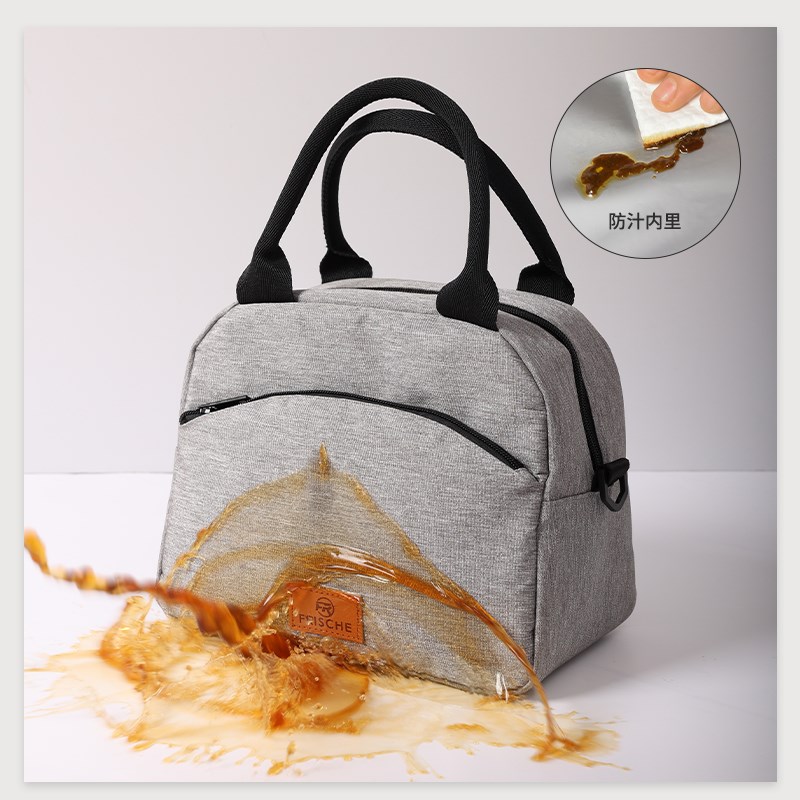 饭盒保温隔热手提便当袋学生带饭上班族大容量防水放油铝箔带饭包