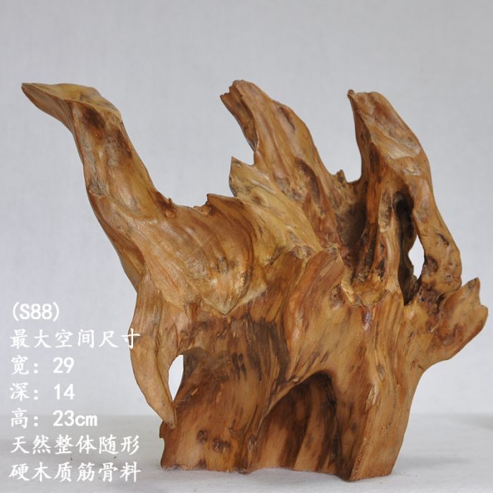 风陈化老枯木天自然随形 办公书房书茶桌 茶宠小摆件 文玩装饰品