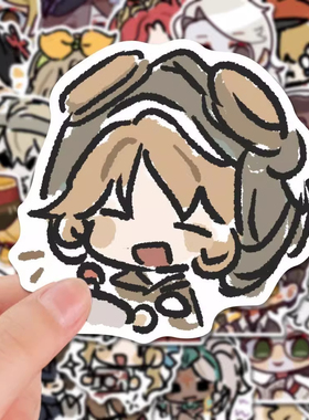 103张爆款游戏Q版第五人格周边贴纸桌面文具行李箱防水贴画diy