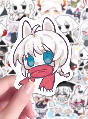 180张可爱光遇Q版贴纸表情包卡通游戏周边创意绘画装饰防水贴画