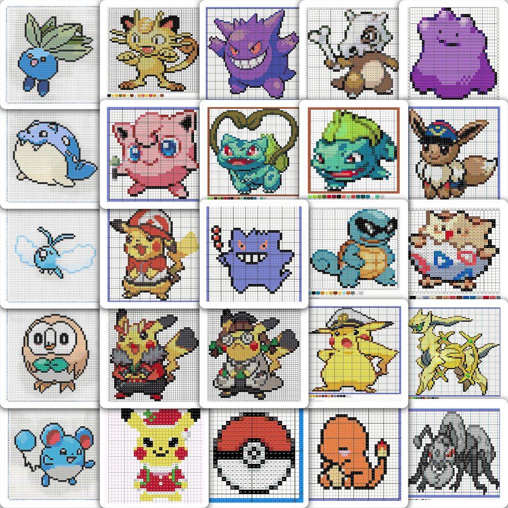 177张新款拼豆宝可梦贴纸皮卡丘耿鬼杰尼龟伊布等装饰防水diy贴画,文具电教/文化用品/商务用品,贴纸/立体贴纸,淘宝优惠券,粉丝福利购,淘宝优惠卷