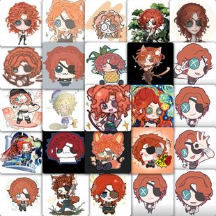 177张新款第五人格弓箭手贴纸可爱创意游戏周边装饰防水diy贴画