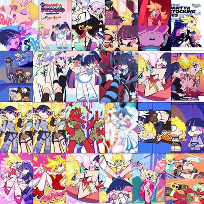 126张新吊带袜天使贴纸