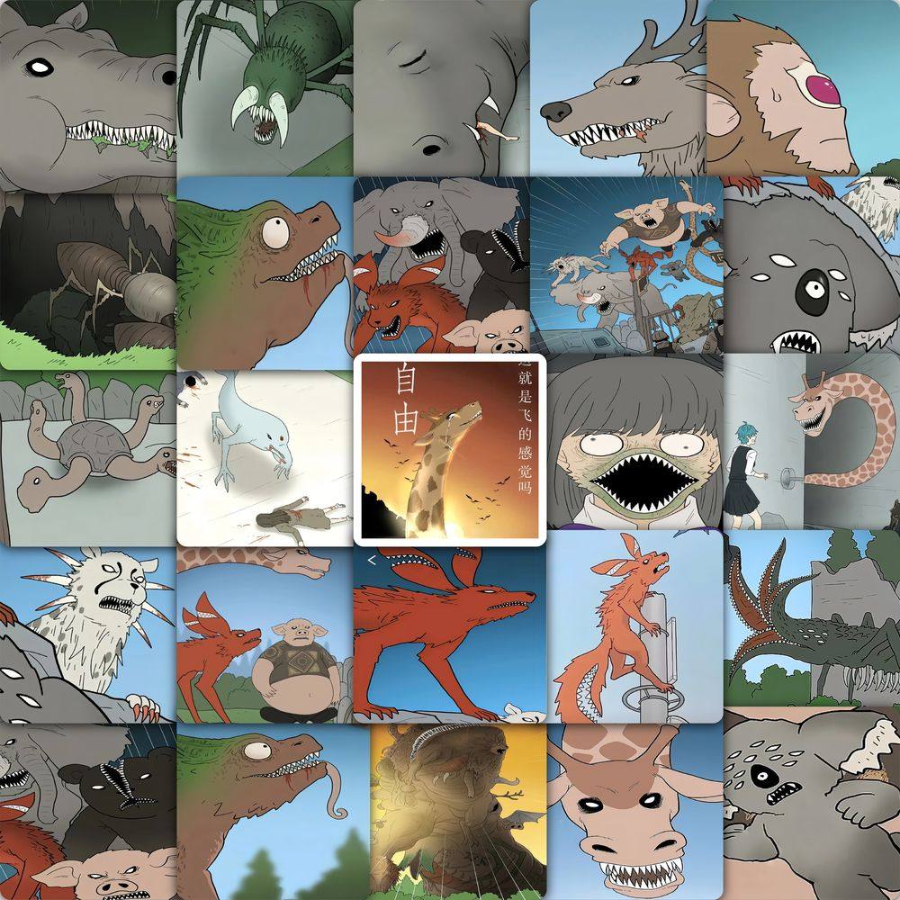 177张疯狂动物园贴纸流浪动物乐园东萌村抽象装饰手账diy防水贴画,文具电教/文化用品/商务用品,贴纸/立体贴纸,淘宝优惠券,粉丝福利购,淘宝优惠卷