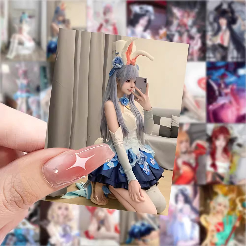 189张王者荣耀美女性感cos二次元高颜值装饰贴画手机手账风靡贴