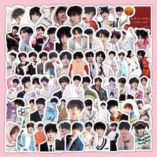 爆款206张TF三代苏新皓单人贴纸粘贴墙面信封桌面手机壳装饰贴画