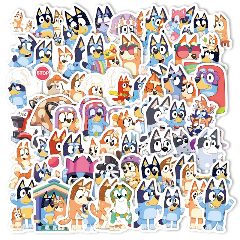 布鲁伊卡通可爱贴纸爆款儿童女孩手账装饰手机行李箱DIY防水贴画,文具电教/文化用品/商务用品,贴纸/立体贴纸,淘宝优惠券,粉丝福利购,淘宝优惠卷