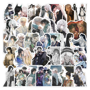 180张第五人格咎安贴纸宿伞之魂同人cp游戏周边装饰手账防水贴画