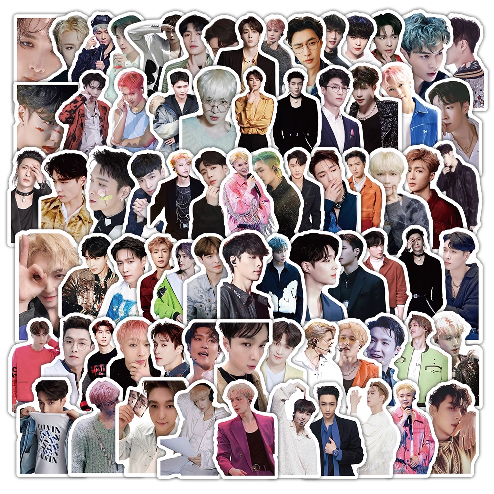 102张张艺兴贴纸合集明星周边照片行李箱手机壳电脑装饰防水贴画