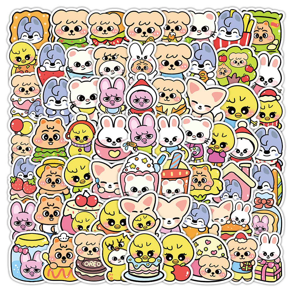 306张可爱动物卡通贴纸