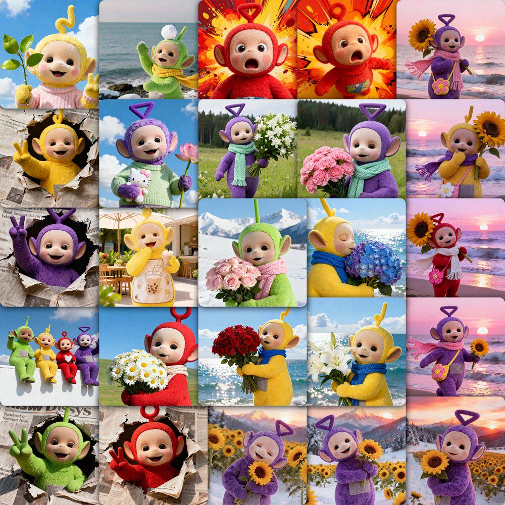 177张影视天线宝宝儿童卡通贴纸行李箱笔记本滑板车手机防水贴画