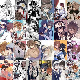 189张凹凸世界雷安贴纸抽象表情包安迷修雷狮周边装饰diy防水贴画