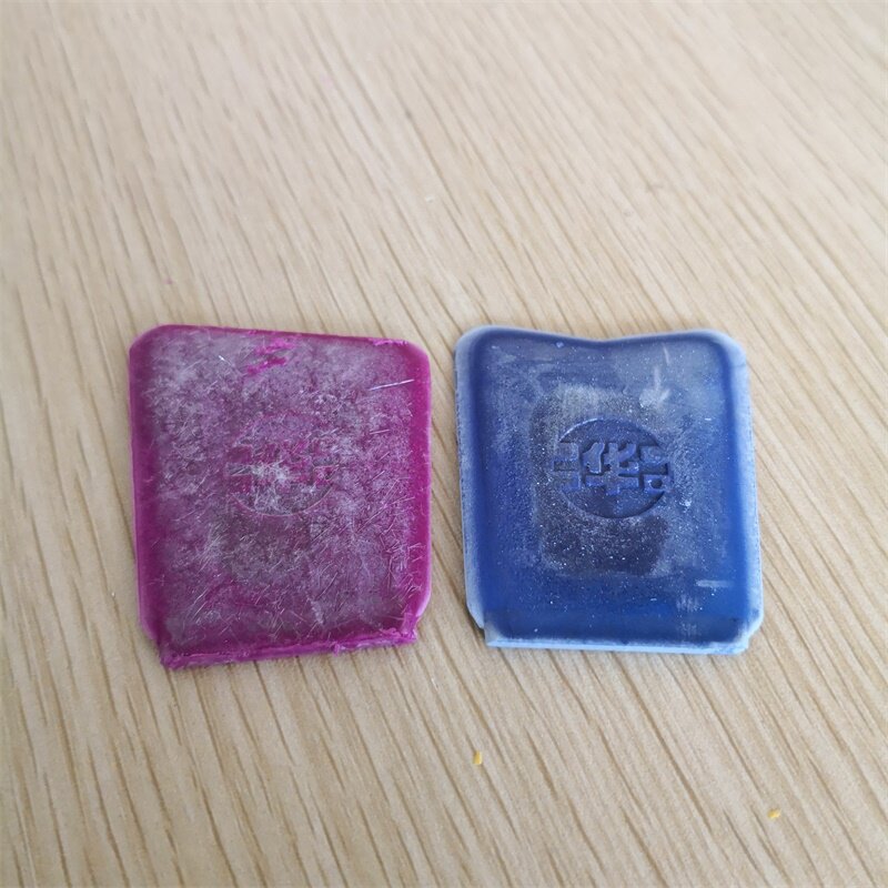 彩色隐形划粉 气化自然消失划线块裁缝服装划衣粉笔 自动消退画粉