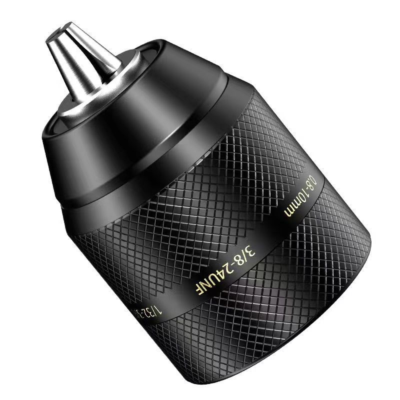 电动扳手转电钻夹头金属款手紧螺纹自锁夹头手电钻风炮1/2转换头