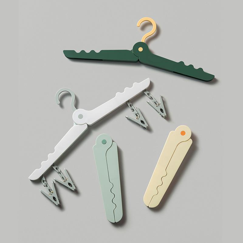 折叠衣架旅游旅行衣服户外出差晾内衣袜子家用便携式宿舍收纳架