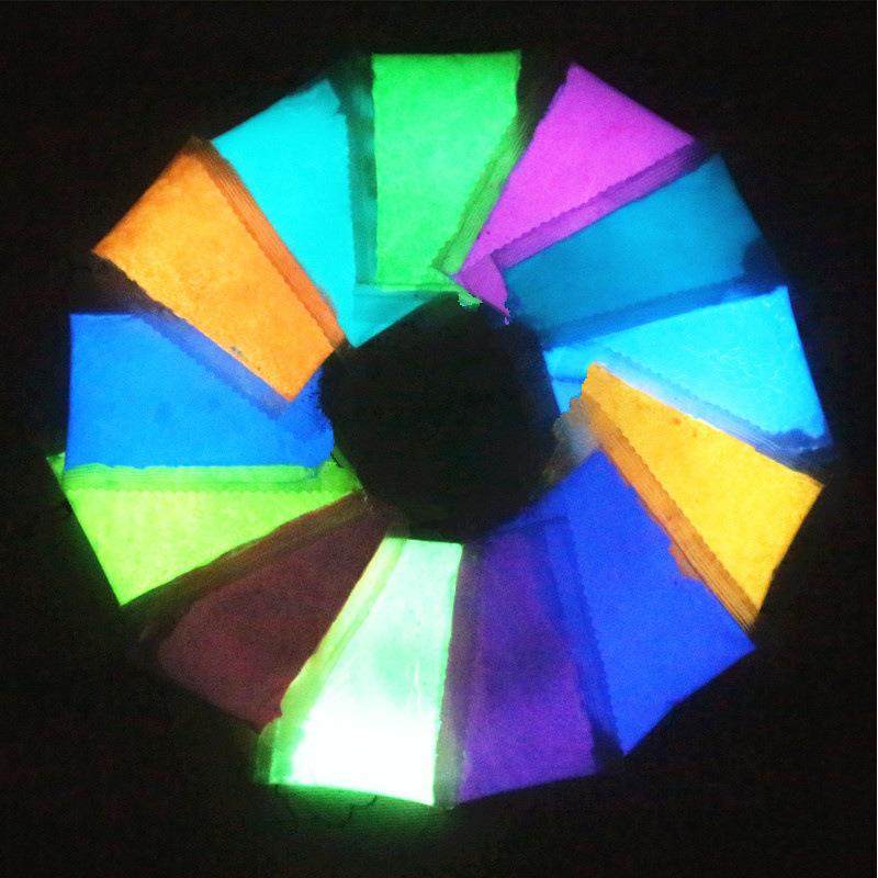 【厂家直销】环保超亮夜光粉防水荧光 油墨油漆专用夜光粉1000克