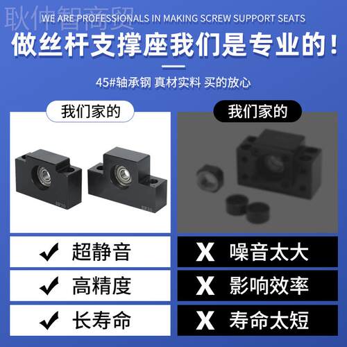 滚珠丝 杆支撑座BKBF EK 架E1012JBH F15 20 25 30轴承支丝杠固定
