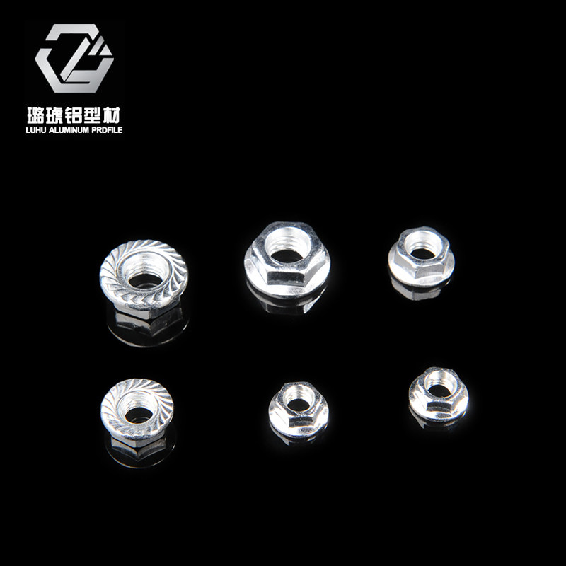 铝合金螺母紧固件铝型材角件配套铝型材配件型材连接件法兰螺母图片