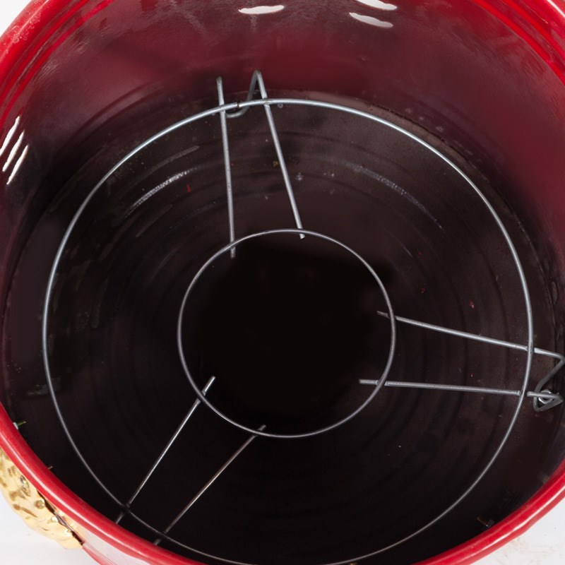 烧钱纸桶聚宝盆烧金桶加厚不锈钢家用室内带盖烧经桶烧不黑聚宝盆