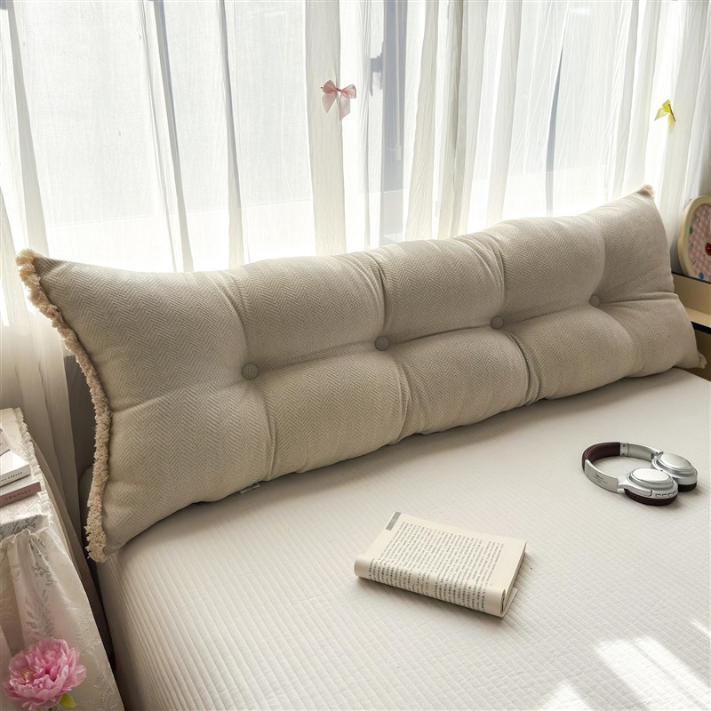 榻榻米护腰靠背床头靠垫双人靠背软F包靠枕沙发靠背垫实木靠背靠