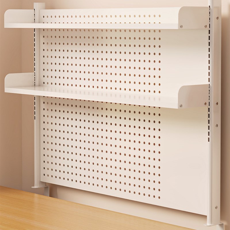 书桌洞洞板收纳架学习宿t舍桌面多层置物架家用书本桌上陈列展示