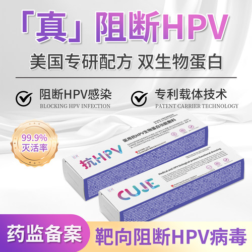 医用抗HPV生物蛋白功能敷料