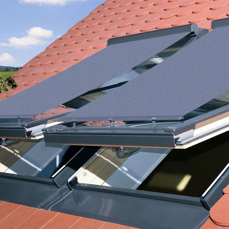 专业定制电动铝合金阳光房斜顶采光天井地下室天窗屋顶透气窗户等