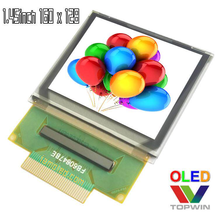 1.45英寸oled液晶显示屏彩色160x128小尺寸UG-6028GDEAF01拓微