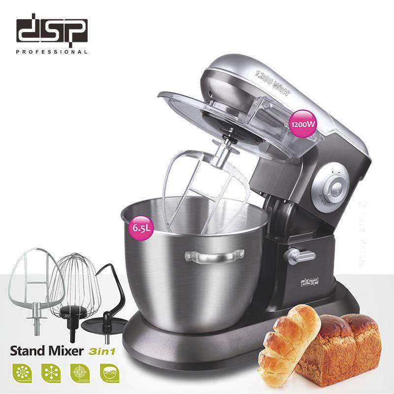 DSP丹松家用厨房台式多功能全自动搅拌打蛋厨师机6.5料理和面机