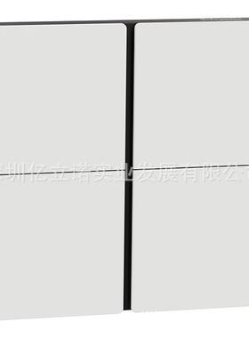 KNX智能照明控制境悦系列白色4键智能开关面板C2E616201_WE_C1B