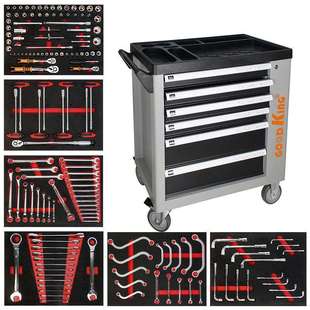 大套维修工具 跨境热款 灰色 工具套装 方便移动 169件6抽屉新款
