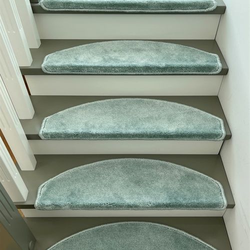 加厚尼龙现代简约大理石楼梯垫免胶粘防滑实木楼梯地毯垫满铺定制