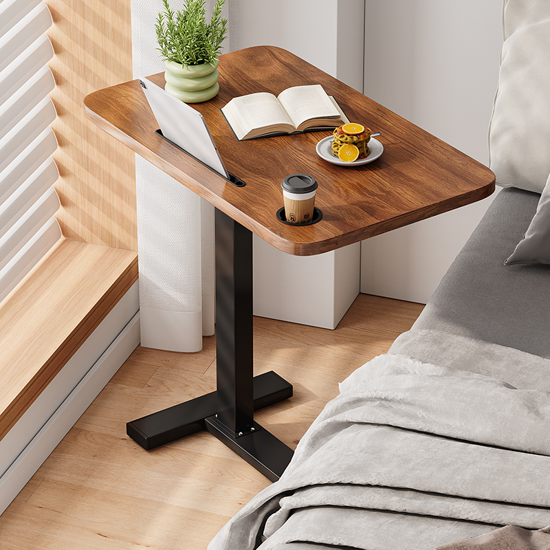 可折叠升降床边桌可移动家用小户型床边柜床上电脑桌宿舍书桌置物