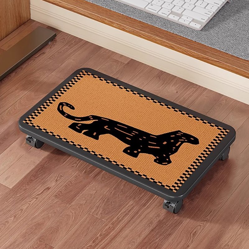 家用台式电脑主机托架落地带轮多功能整理架可移动机箱收纳置物架