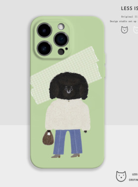 时尚猫猫硅胶手机壳iphone17手机壳苹果16promax情侣保护套15卡通14新款可爱13搞怪12软适用华为p70任意机型