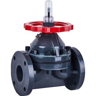 UPVC隔膜阀塑料法兰化工耐酸碱耐腐蚀G41F工业调节污水阀DN15DN80