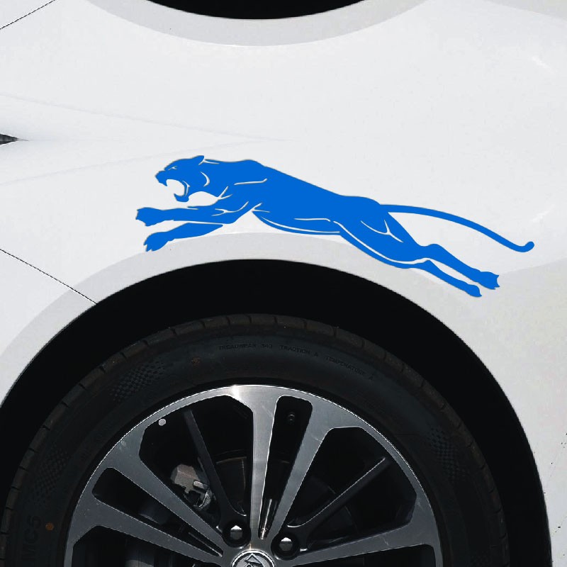 豹子划痕贴 伤痕擦痕贴 车门贴 轮眉贴 车尾贴 个性图腾汽车贴纸