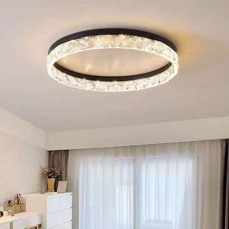 奶油风卧室灯吸顶灯简约温馨浪漫主卧房间圆形餐厅吸顶灯具,3C数码配件,USB灯,淘宝优惠券,粉丝福利购,淘宝优惠卷