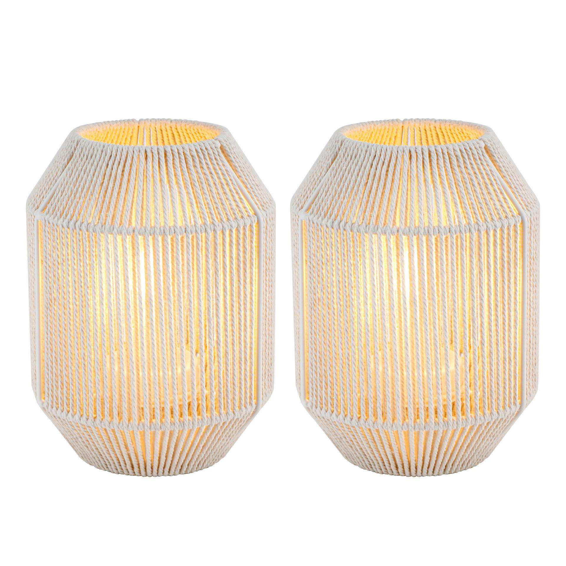 跨境led铁艺台灯现代复古简约卧室餐厅网灯小夜灯装饰灯彩灯