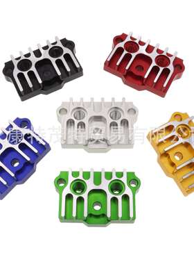 越野车125140cc160CC卧式发动机改装油冷器彩色CNC边盖缸头盖