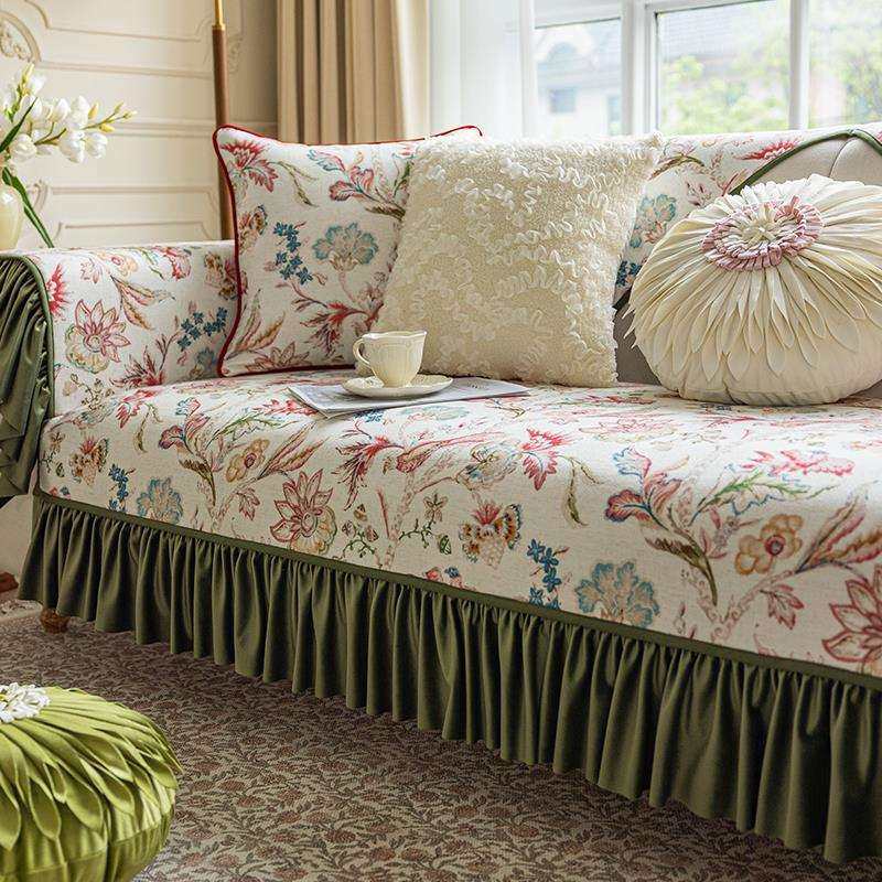 美式沙发垫田园风新款2025四季通用套罩高端防滑垫子三人坐垫定,3C数码配件,USB灯,淘宝优惠券,粉丝福利购,淘宝优惠卷